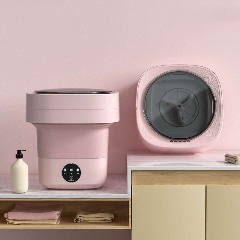 Mini Foldable Washing Machine - Portable Socks Underwear Panties Washer - Minihomy