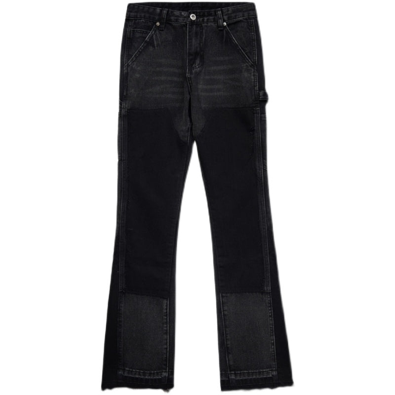 Men's High Street Retro Vintage Vibe Style Micro Horn Jeans - Minihomy