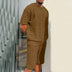 Men's Summer Suit: Hippie Shirt and Short Set - Minihomy