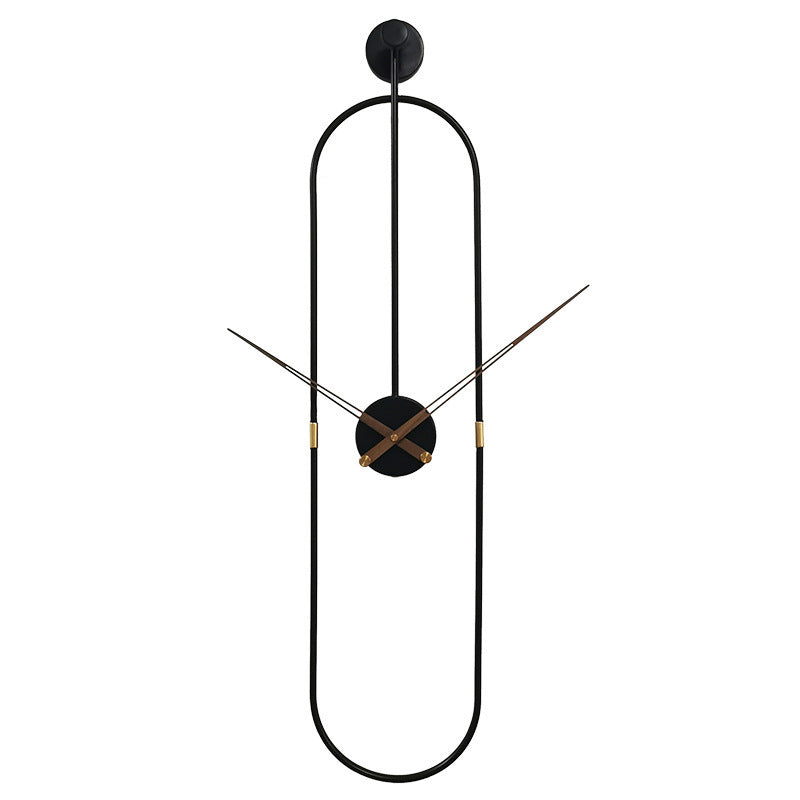 Creative Wall Clock Home Living Room Bedroom Decoration Wall Clock Nordic Style Simple Clock - Minihomy