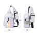 Men Chest Bag With Phone Wallet Design Crossbody Shoulder Bags Sports - Minihomy