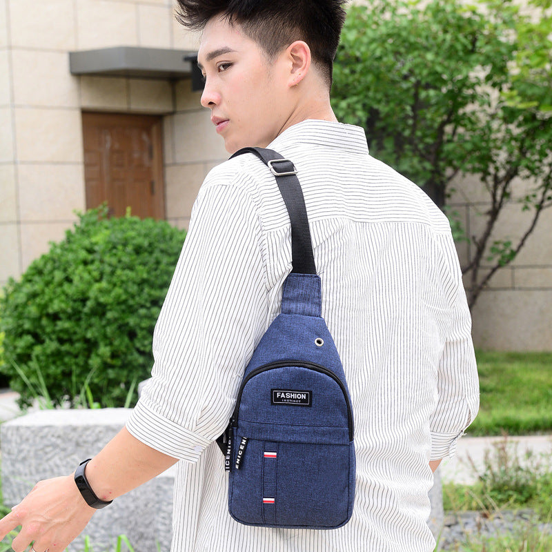 Men's Chest Bag Sports Messenger Crossbody Bag - Minihomy