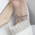 925 Sterling Silver Vintage Bracelet Women's Ins Chic Pony Coin Bracelet - Minihomy