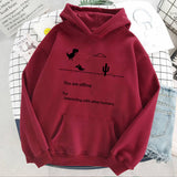 Women's Retro Dinosaur Casual Sweater