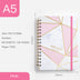 A5 Coil Notebook Annual Calendar 2024 - English Edition - Minihomy