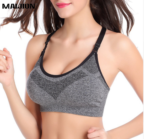 Women Shockproof Sport Bras Professional Yoga Shirts Tops