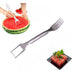 2 In 1 Watermelon Fork Slicer Multi-purpose Stainless Steel Watermelon Slicer Cutter - Minihomy