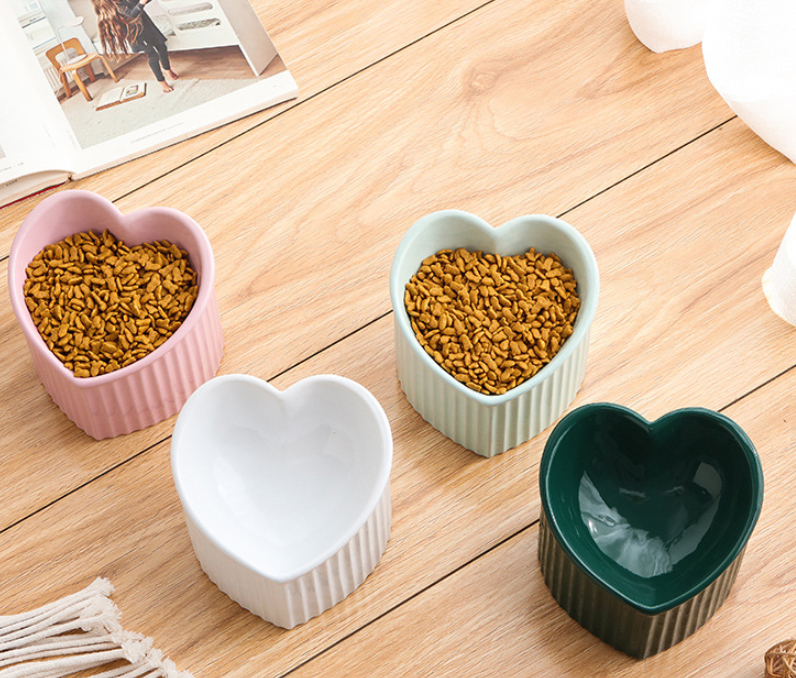 Pet Ceramic Bowl - Elevated Design for Healthy Feeding - Minihomy