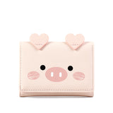 Cute Cartoon Lady Trifold Wallet for Women