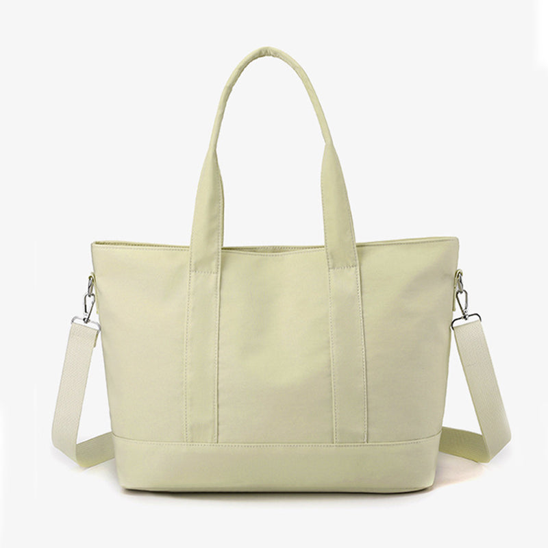 Large Capacity Tote Bag - New Shoulder Bag with Casual Korean Style and Solid Color Design - Minihomy