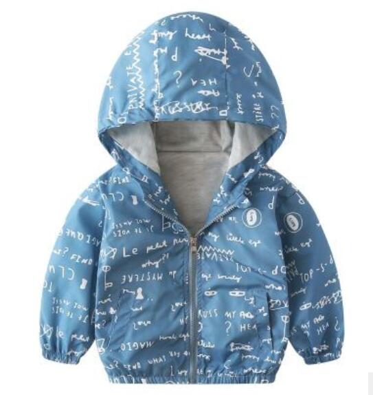 Boy jacket casual hooded jacket - Minihomy