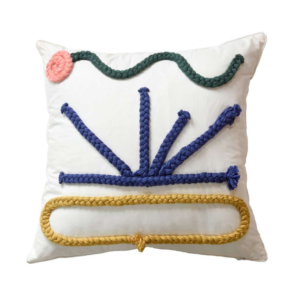 Hand-woven Pure Cotton Throw Pillow Case - Minihomy