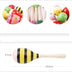 Children's wooden toys Maraca Hand Rattles Kids Musical Party Favor Child Baby - Minihomy