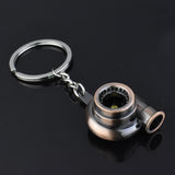 Creative Car Modification Turbocharger Engine Metal Keychain - Minihomy