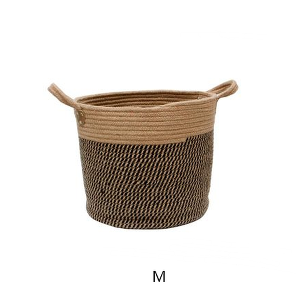 Cotton Linen Storage Laundry Basket - Minihomy