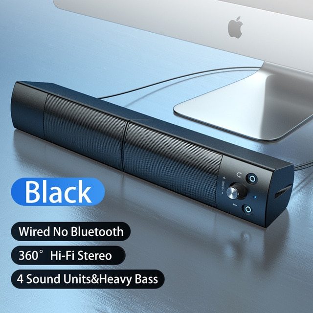 Küçük Hoparlör Subwoofer USB Mikrofonlu Bluetooth Kablolu Evrensel