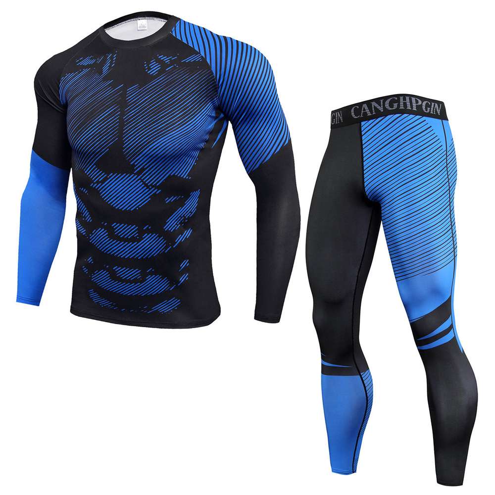 Men's PRO Tight Fitness Sports Training Suit Stretch - Minihomy