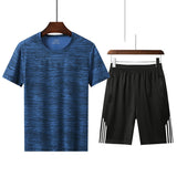 Summer fitness suit sport T-shirt shorts running suit man