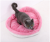 Heart Shape Soft Cozy Cat Pet Bed For Large Small Puppy Dog Cute Warm Cushion - Minihomy