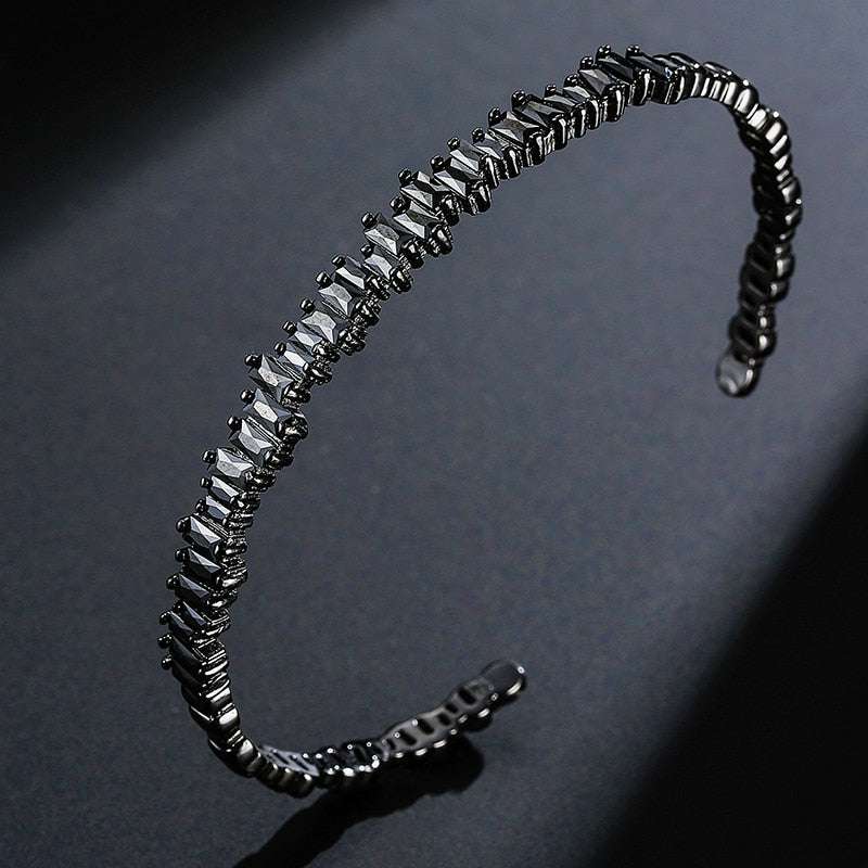 Light luxury micro-inlaid zircon bracelet ladies simple hand jewelry - Minihomy