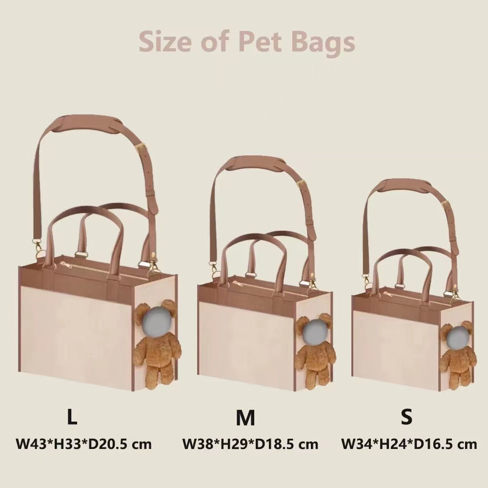 One-shoulder Portable Cute Dog Outing Large Capacity Bag Pet Products - Minihomy