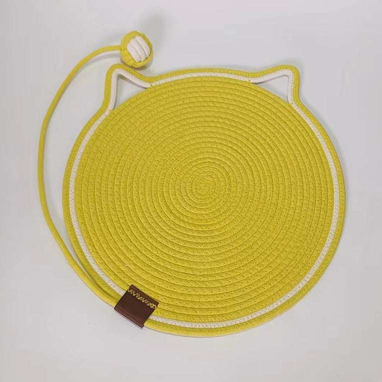 Cotton Rope Cat Scratching Mat - Anti-Scratch, Washable, Self-Standing, One-Piece - Minihomy