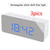 Digital LED multi-function mirror clock - Minihomy