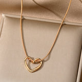 Niche Hollow Heart Necklace For Women: Elegant Love in Every Detail - Minihomy