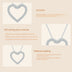 Heart-shaped Moissanite Necklace Simple Classic S925 Sterling Silver - Minihomy