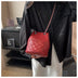 Korean Style Simple Women's Fashion Diamond Texture One-shoulder Bucket Crossbody Bag - Minihomy