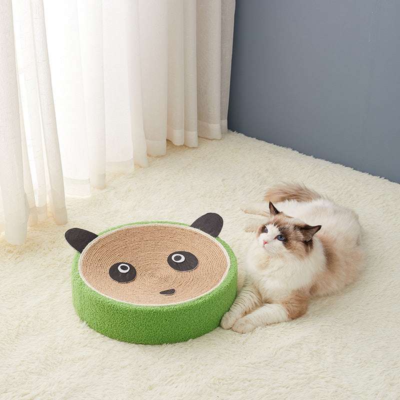 Cat Scratch Board Big Cat Toy Corrugated Cat Paper Bowl With Cardboard Bowl Grinding Claw Cat Sleeping Bed - Minihomy