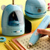 Electric Pencil Sharpener Eraser Table Vacuum Cleaner Students Stationery Office School Supplies - Minihomy