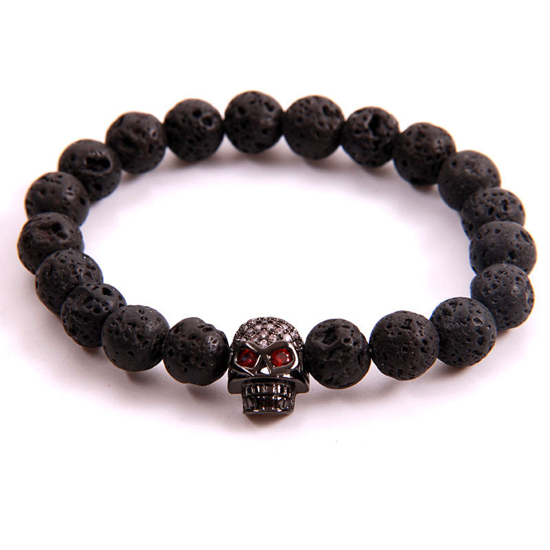 Natural Stone Owl Head Yoga Bracelet - Minihomy