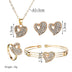 Love Jewelry Set - Earrings, Necklace, and Hand Decoration in Various Designs and Colors - Minihomy