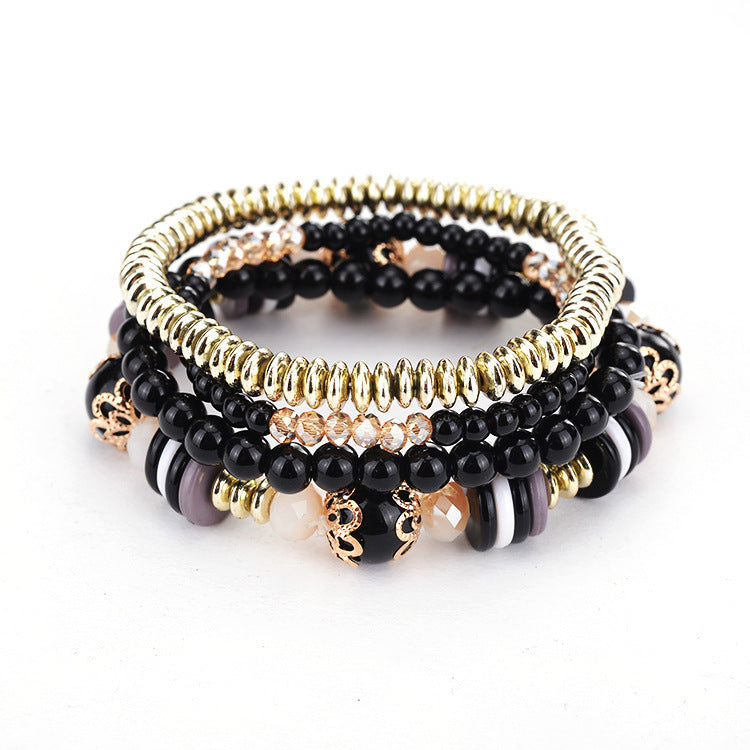 European And American Wild 4 Sets Of Bracelets Fashion Bracelets - Minihomy