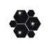 Hexagonal Mirror Acrylic Wall Sticker - Decorative Crystal Stereo Mirror - Minihomy