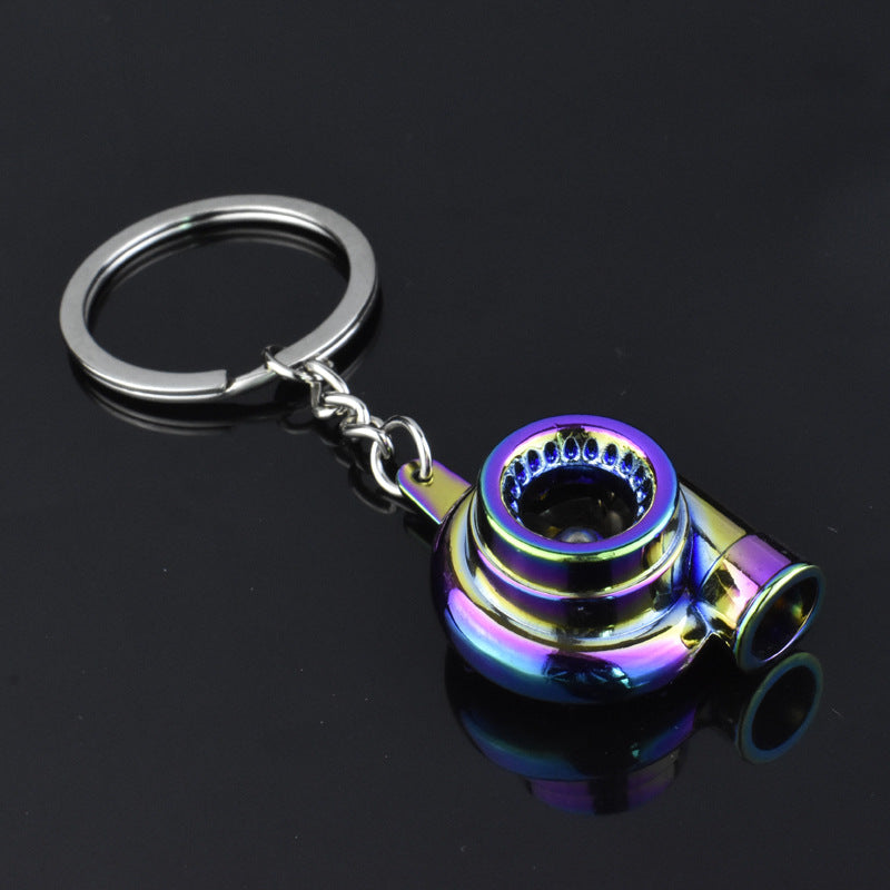 Creative Car Modification Turbocharger Engine Metal Keychain - Minihomy