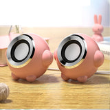 Home Wired Cute Multimedia Usb Subwoofer Mini Speakers - Minihomy