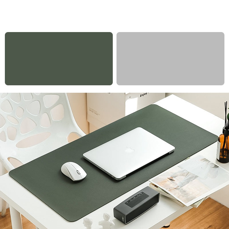 Extra Large Leather Mouse Pad - Double-Sided Design - Minihomy