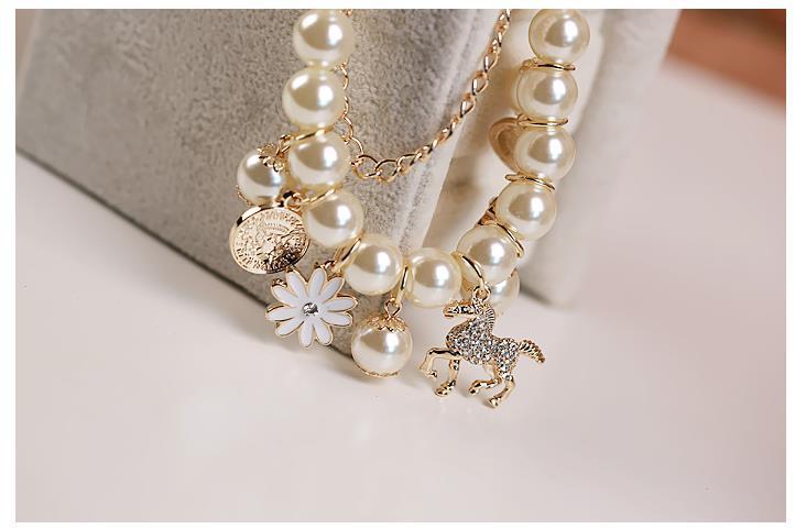 Pearl Flower Bracelet Jewelry - Minihomy