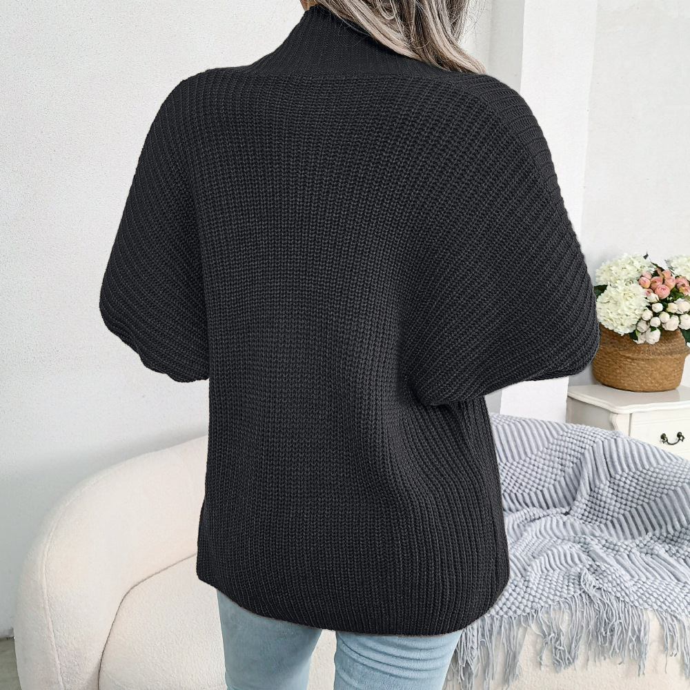 Batwing Long Sleeve Loose Cardigan Sweater Coat - Minihomy