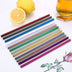 Drinking Straw Reusable Metal Straw Set Heart-shaped Bubble Tea Straws - Minihomy