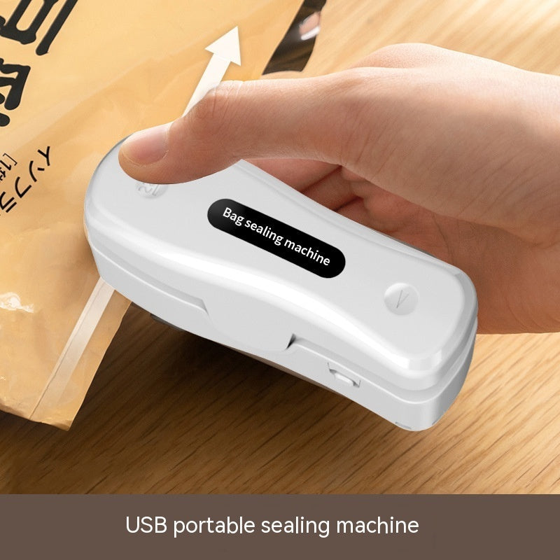 Mini USB Rechargeable Food Sealer - Portable Kitchen Gadget