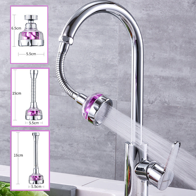 Faucet Splashproof Kitchen Home Shower Universal Joint Extender - Minihomy