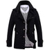 Men's Casual Solid Color Trench Coat - Minihomy