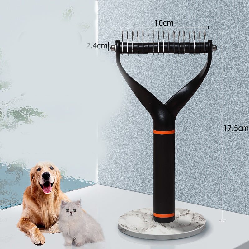 Long-haired Pet Comb Dog Hair Puppet Cat Knot Remover Floating Hair Artifact - Minihomy