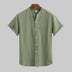 Loose Cotton And Linen Short Sleeve - Minihomy