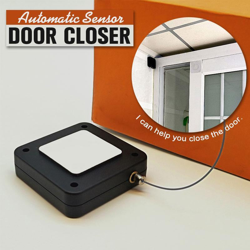 Automatic Door Closer - Punch-Free Soft Close Door Closers for Sliding Glass Doors - Minihomy