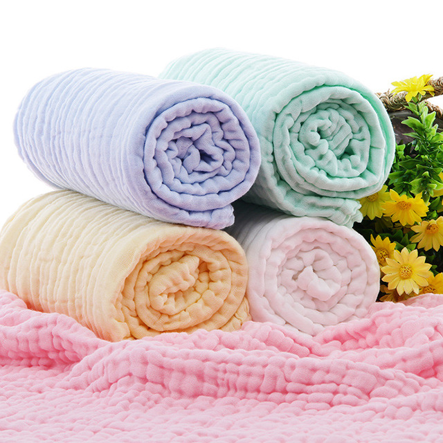 Plain Gauze Bath Towel - Minihomy