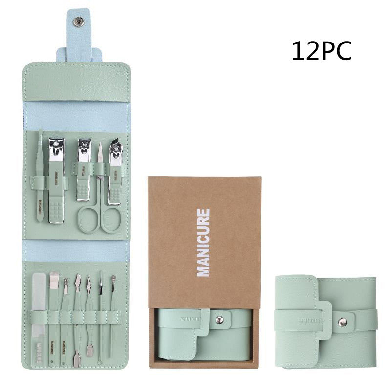 Elevate Your Grooming Routine with the Stylish 16-Piece Manicure Set - Minihomy